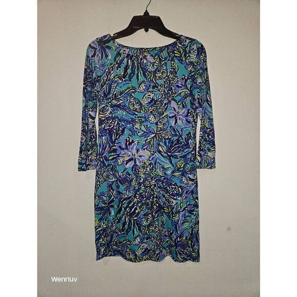 Lilly Pulitzer long-sleeve Cassie dress 100% Cotton. - Picture 2 of 4